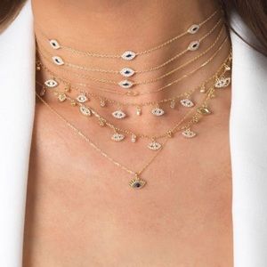 adinas jewels evil eye choker